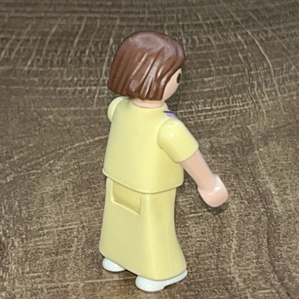 Vintage Geobra Women‎ Figure by Playmobil 1998 Yellow Purple Dress